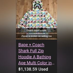 Coach Bape Hoodie